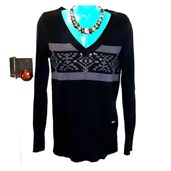 Guess Brand medium sweater sequins - Picture 1 of 4